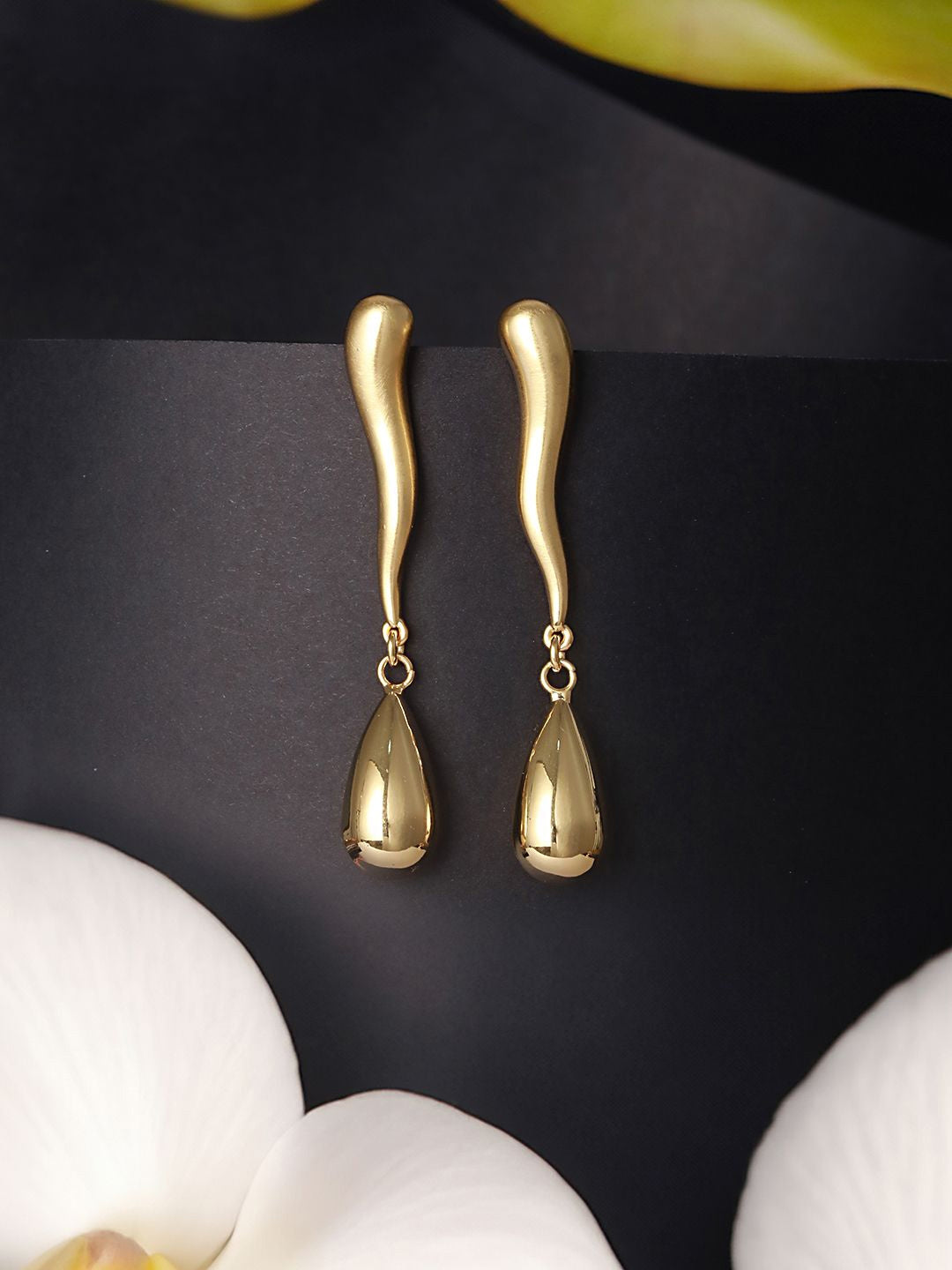 tryraaha Elegant Water Drop Minimalist Anti-tarnish Drop Earrings